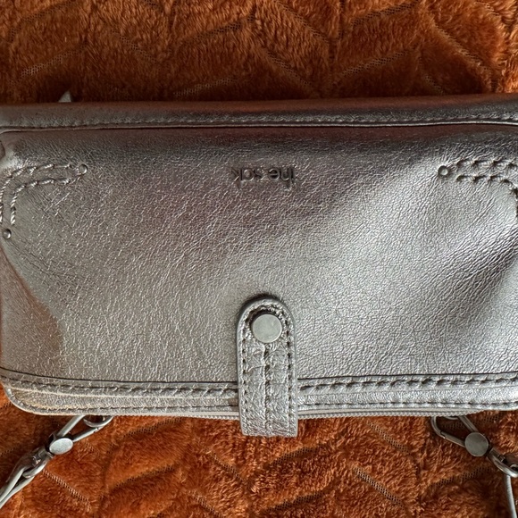 The Sak Iris Large Crossbody Wallet - Pyrite - Picture 6 of 8